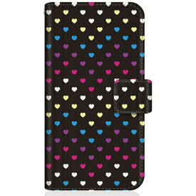 CaseMarket｜ケースマーケット CaseMarket SHG04 スリム手帳型ケース レインボー ハート 60S スリム ダイアリー SHG04-BCM2S2532-78