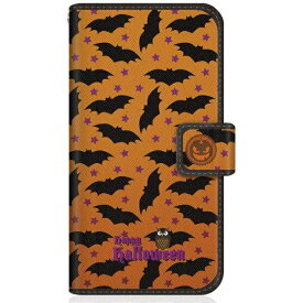 CaseMarket｜ケースマーケット CaseMarket SHG04 スリム手帳型ケース ハッピー ハロウィン バット パターン ダイアリー SHG04-BCM2S2622-78