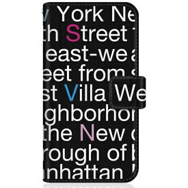 CaseMarket｜ケースマーケット CaseMarket SHG04 スリム手帳型ケース New York Typography スリム ダイアリー SHG04-BCM2S2632-78
