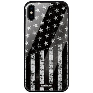 CaseMarket�b�P�[�X�}�[�P�b�g CaseMarket �w�ʋ����K���X �w�ʃP�[�X apple iPhone 12 (iPhone12) �u���b�N �A�����J�� �t���b�O ������ 0045 iPhone12-BCM2G0045-78