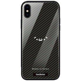 CaseMarket｜ケースマーケット CaseMarket 背面強化ガラス 背面ケース apple iPhone 12 mini (iPhone12mini) ショボーン on カーボーン (´・ω・`) 0035 iPhone12mini-BCM2G0035-78