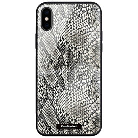 CaseMarket｜ケースマーケット CaseMarket 背面強化ガラス 背面ケース apple iPhone 12 Pro (iPhone12Pro) ヘビ柄 スネーク ダーク 2078 iPhone12Pro-BCM2G2078-78
