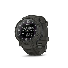 【エントリーで2倍pt(5/1まで)】 GARMIN｜ガーミン Instinct Crossover （インスティンクト クロスオーバー）Dual Power ハイブリッドGPSスマートウォッチ【Suica対応】 GARMIN（ガーミン） Graphite 010-02730-41