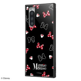 イングレム｜Ingrem Xperia 5/耐衝撃ハイブリッドケース KAKU イングレム 『ミニーマウス/OTONA BLACK』 IQ-DXP5K3TB/MN008