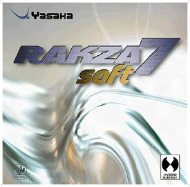 ヤサカ｜YASAKA 裏ソフトラバー ラクザ7ソフト RAKZA7 soft 厚 赤 B-77 [裏ソフト /スピン]
