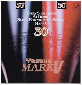 ヤサカ｜YASAKA 裏ソフトラバー マークV 30° MARK V 30° 特厚 赤 B-63 [裏ソフト /変化]