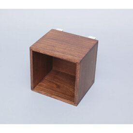 オスマック｜OSMAC すのこに付けられる家具箱1マス ダークBR KB-1DB