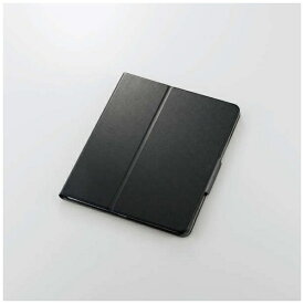 ELECOM｜エレコム 12.9インチ iPad Pro（第6/5世代）用 フラップケース ソフトレザー フリーアングル スリープ ブラック TB-A22PLWVFUBK