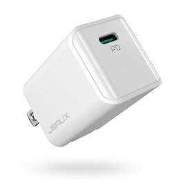 新東京物産｜The Tokyo Trading 20W PD Nano 急速充電器 JSAUX 白 JS-CH-2001/W [1ポート /USB Power Delivery対応]