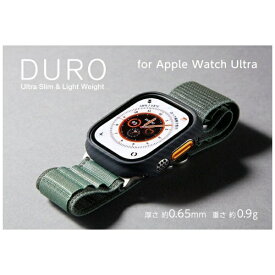 DEFF｜ディーフ Apple Watch Ultra 49mm用 アラミド繊維カバー「DURO」 マットブラック DCS-AWUD49KVBK