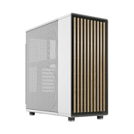 【エントリーで最大全額ポイント還元｜7/18迄】 FRACTAL DESIGN｜フラクタルデザイン PCケース [ATX /Micro ATX /Mini-ITX] North Chalk White ホワイト FD-C-NOR1C-03