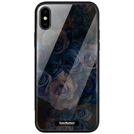 CaseMarket｜ケースマーケット CaseMarket 背面強化ガラス 背面ケース apple iPhone 12 Pro Max (iPhone12ProMax) ダーク ローズ クロス 0048 iPhone12ProMax-BCM2G0048-78