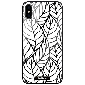 CaseMarket｜ケースマーケット CaseMarket 背面強化ガラス 背面ケース apple iPhone 12 Pro Max (iPhone12ProMax) モノトーン ボタニカル ボタニカル柄 リーフ グラフィックス 2081 iPhone12ProMax-BCM2G2081-78
