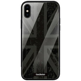 CaseMarket｜ケースマーケット CaseMarket 背面強化ガラス 背面ケース apple iPhone 13 (iPhone13) ユニオンジャック デザイン 0043 ジェット ブラック iPhone13-BCM2G0043-78