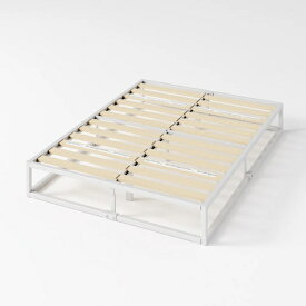 ZINUS｜ジヌス 【フレームのみ】パイプベッド ジヌス Joseph 25cm［スノコ床板］ ホワイト ZJ-MBBFW-10SD [セミダブルサイズ]【キャンセル・返品不可】 【代金引換配送不可】