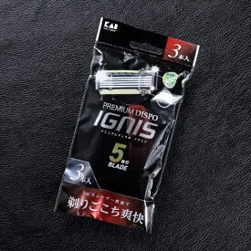 貝印｜Kai Corporation PREMIUM DISPO IGNIS 敏感肌用 3本入り