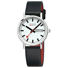 【エントリーで最大全額ポイント還元｜8/22迄】 MONDAINE｜モンディーン MONDAINE クラシックデイデイト36mm ヴィーガングレープレザー MONDAINE A667.30314.11SBBV [正規品]