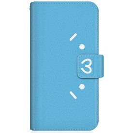 CaseMarket｜ケースマーケット SHOBON SH-M19 スリム手帳型ケース ショボーン (´・ω・`) × ナエ-(´Д｀) 手帳 ポップカラー ver. スカイ ブルー SH-M19-BSB2S2641-78