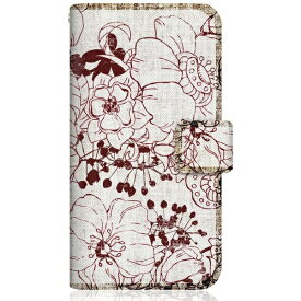 CaseMarket｜ケースマーケット CaseMarket SO-51C スリム手帳型ケース トロピカル タヒチ柄 リバティ ボタニカル レッド SO-51C-BCM2S2140-78