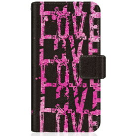 CaseMarket｜ケースマーケット CaseMarket SOG06 スリム手帳型ケース LOVE. LOVE. LOVE. The Pink スリム ダイアリー SOG06-BCM2S2235-78
