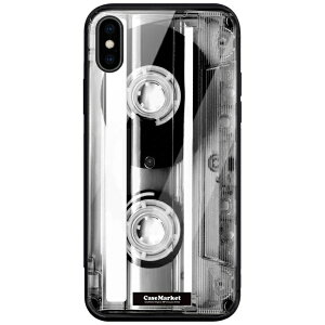 CaseMarketbP[X}[Pbg CaseMarket wʋKX wʃP[X apple iPhone SE 3 2022N V^ (iPhoneSE3) Mono Cassette Tape X _CA[ 2214 JZbge[v iPhoneSE3-BCM2G2214-78