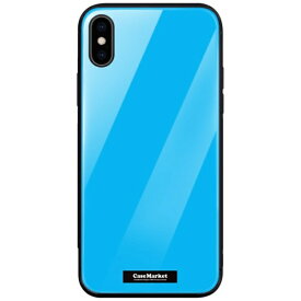 CaseMarket｜ケースマーケット CaseMarket 背面強化ガラス 背面ケース apple iPhone SE 第3世代 2022年 新型 (iPhoneSE3) スタンダード カラー チャート パレット 2895 シアンブルー iPhoneSE3-BCM2G2895-78