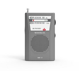 KOHKA｜廣華物産 ポータブルラジオ WINTECH KMR-51 [ワイドFM対応 /AM/FM]