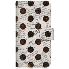 CaseMarket｜ケースマーケット CaseMarket Xperia10IV スリム手帳型ケース Newspaper Dot ビンテージ ホワイト クラシック Xperia10IV-BCM2S2550-78