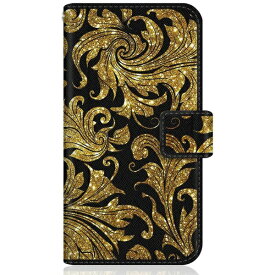 CaseMarket｜ケースマーケット CaseMarket XperiaAceIII スリム手帳型ケース クイーン ゴールド ダマスク & ブラック ダイアリー XperiaAceIII-BCM2S2034-78