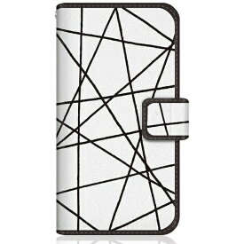 CaseMarket｜ケースマーケット CaseMarket XperiaAceIII スリム手帳型ケース 北欧 モダン モノトーン リンヤ Black XperiaAceIII-BCM2S2111-78
