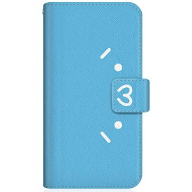 CaseMarket｜ケースマーケット SHOBON XperiaAceIII スリム手帳型ケース ショボーン (´・ω・`) × ナエ-(´Д｀) 手帳 ポップカラー ver. スカイ ブルー XperiaAceIII-BSB2S2641-78