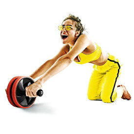 サクライ貿易｜SAKURAI サクライ貿易(SAKURAI) erugam 腹筋ローラー 女性用 いくぜ腹筋女 #54129 赤ローラー (腹筋 ローラー 静音 フィットネス エクササイズ 体幹 筋肉 筋トレ マッスル トレーニング)