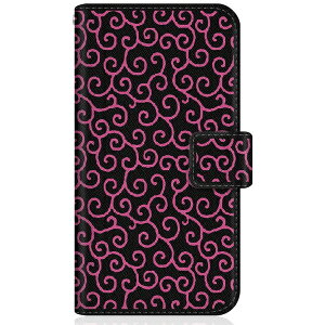 CaseMarket�b�P�[�X�}�[�P�b�g CaseMarket XIG02 �X�����蒠�^�P�[�X ���_�� �����͗l �u���b�N & �s���N TOKYO STYLE XIG02-BCM2S2540-78