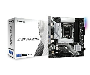 ASROCKbAXbN }U[{[h B760M Pro RS/D4 [MicroATX]