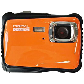 ノア｜NOA 防水デジタルカメラ 水深3m 単4電池モデル Veldo (ヴェルド) オレンジ(限定カラー) TN-WTP-CAM01/ORG [防水]