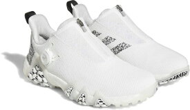 【エントリーで最大全額ポイント還元｜7/18迄】 アディダス｜adidas ゴルフシューズ コードカオス22 ボア フットウェアホワイト×コアブラック×SVメタリック LVL63 [メンズ /27.0cm /幅:2E]【返品交換不可】【rb_makerD】