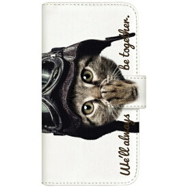 CaseMarket｜ケースマーケット NYAGO iPhone14ProMax 厚手手帳型ケース パイロット ソラちゃん 肉球をペロペロするにゃー。 かわいい猫フェイス ホワイト iPhone14ProMax-BNG2A7069-88