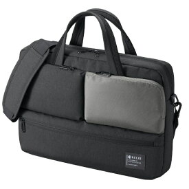 サンワサプライ｜SANWA SUPPLY ノートパソコン対応［〜15.6インチ］ カジュアルPCバッグ キャリーオン対応 ブラック BAG-CA10BK