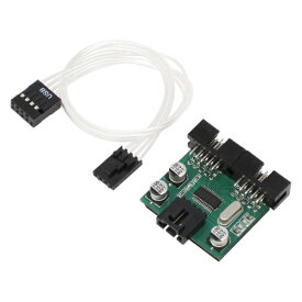 アイネックス｜ainex USB2.0ヘッダー 2分配ハブ HUB-06A