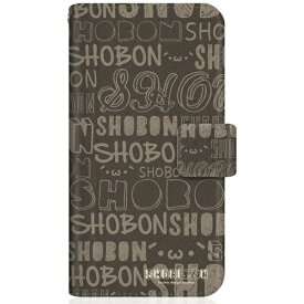 CaseMarket｜ケースマーケット SHOBON iPhone14ProMax スリム手帳型ケース ショボーン (´・ω・`) クラシック モノトーン iPhone14ProMax-BSB2S2609-78