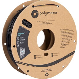 Polymaker｜ポリメーカー PolyMax PLA フィラメント [1.75mm /0.75kg] ブラック PA06001