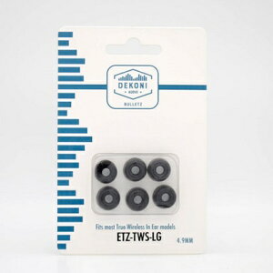 Dekoni Audio�b�f�R�j�I�[�f�B�I �m�Y���a4.9mmTWS�p �C���[�s�[�X L 3�y�A ETZ-TWS-LG