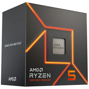 AMD�b�G�[�G���f�B�[ �kCPU�lAMD Ryzen5 7600 With Wraith Stealth Cooler �iZen4�j 100-100001015BOX [AMD Ryzen 5 /Socket AM5 /�O���t�B�b�N�X����]