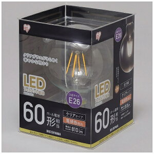 IRIS OHYAMA�b�A�C���X�I�[���} LED�t�B�������g�d�� LDG7L-G-FC [E26 /�{�[���d���` /60W���� /�d���F /1�� /�S�����^�C�v]