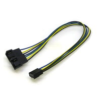 変換名人JAPAN FAN用電源（PWM 4ピン） 2分岐ケーブル 30cm PD3239