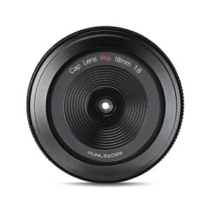 �t�@�����[�_�[�bFUNLEADER FUNLEADER CAPLENS Pro 18mm f/8�@�{�f�B�L���b�v�����Y�@�x�m�t�C����X�}�E���g �u���b�N FL188XPro