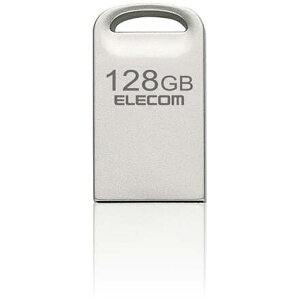 ELECOMbGR USB ^(Mac/Windows11Ή) Vo[ MF-SU3A128GSV [200GB /USB TypeA{microUSB /USB3.2 /mbN]
