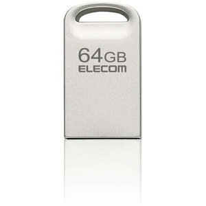 ELECOMbGR USB ^(Mac/Windows11Ή) Vo[ MF-SU3A064GSV [64GB /USB TypeA /USB3.2 /mbN]