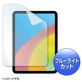 サンワサプライ｜SANWA SUPPLY 10.9インチ iPad（第10世代）用 ブルーライトカット指紋防止光沢フィルム LCD-IPAD22BC
