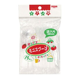 日本デキシー｜DIXIE 袋入りミニスプーン（透明）（10cm）15本 KSP915MI